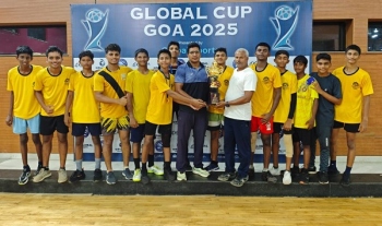 Holy Cross Institute emerge as runners-up at Global Cup Goa 2025