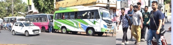 Unauthorised bus halts return to Aquem junction
