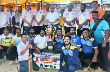 South Goa District Hospital clinch Margao Municipal tennis ball cricket title