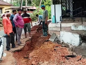 Madel residents halt road digging, cite collector’s ban