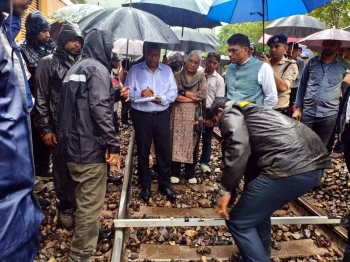 SWR inspects Hubballi“Kulem section for monsoon readiness