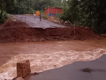 Kusmalli diversion washed away as rains lash Belagavi