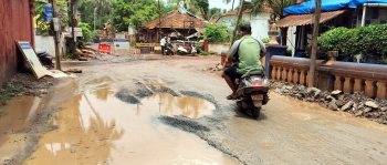 Saligao’s killer road: Dug up, patched up and washed away