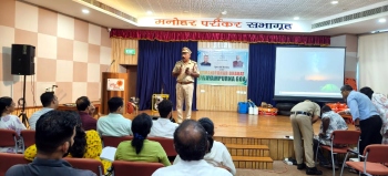 Mormugao Dy Collector holds disaster mgmt awareness drive