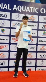 Fr Agnel's Rishab Das sets a new national record in swimming