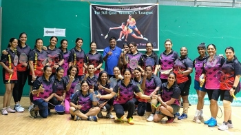 Women's Badminton League held at Campal