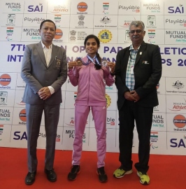 Goa’s Sakshi wins 2 bronze medals at Indian Open Para Athletics International Championship 2025