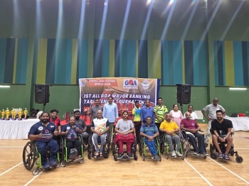 17 Para players from across Goa participate in 1st All Goa Major Ranking TT tournament