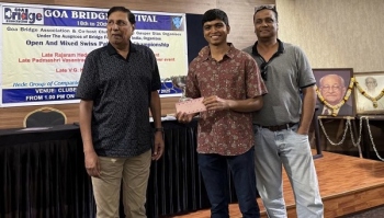 Johanne Pinto becomes youngest winner at the Goa Bridge Festival