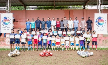 Agonda United SC hosts first football coaching camp for youngsters