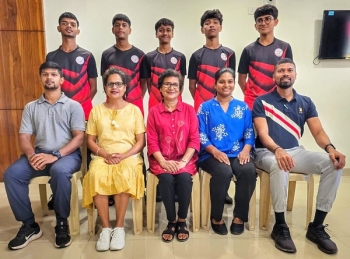 Rosary HS Tiswadi U-17 Sepaktakraw champs