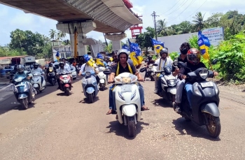 AAP rally highlights bad stretch of NH 66 highway between Porvorim, Mapusa