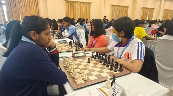 Joint leaders emerge after fifth round of 38th National U-13 Chess Championship