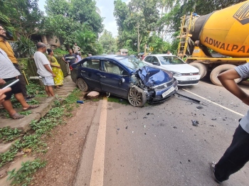 6 injured in road mishap at Borim
