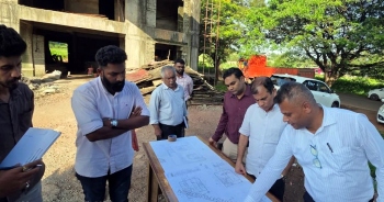 MLA inspects work on 2 key projects in Bicholim