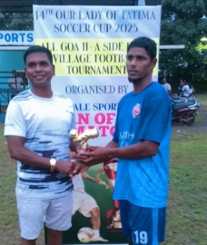 Fr Agnelo YSC Paroda down Cuncolim Union