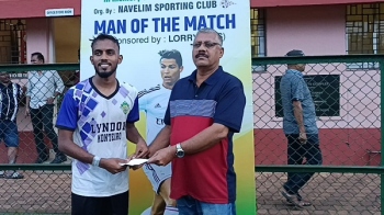 United Club of Verna march into quarters