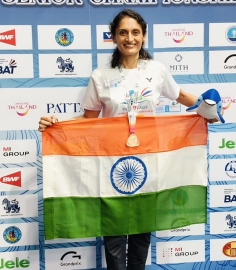 Goa's Leena win's bronze at BWF World Senior Badminton C'ships