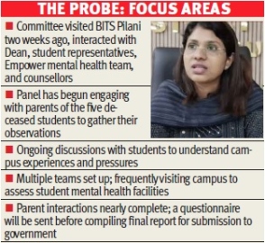 Parental and academic pressures, anxiety under lens in BITS probe