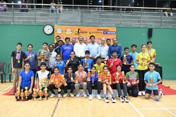 Advait, Ritika and Sparsh clinch double crowns