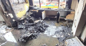 Fire engulfs dental clinic at Colva