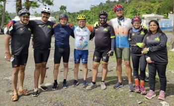 Goan cyclists ride 350 km across Andamans for a cause