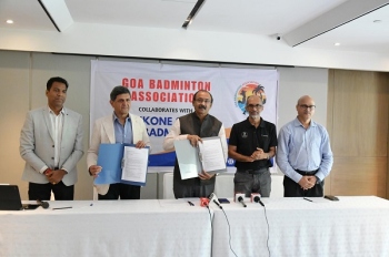 GBA and Padukone School collaborate to develop badminton in Goa