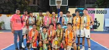 Salesian Panjim province basketball team runners-up at national event
