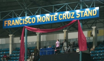 Monte Cruz immortalised at Fatorda Stadium