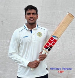 Goa's Tejrana's unbeaten 130 on Ranji debut highlights opening day