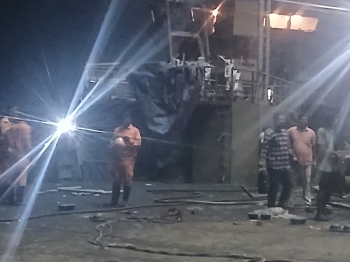 Two killed, five injured in shipyard blaze at Loutolim