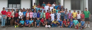 Betul Parish Youth launch U-15 football camp