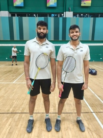 Tejan-Arjun, Aryaman-Rudra storm into Doubles semis