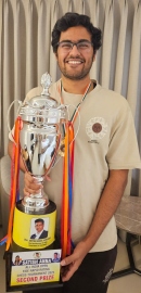 Ameya Audi finishes joint first at Satish Anna All India Rapid chess tournament