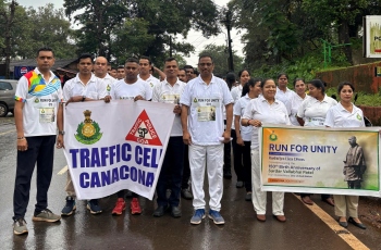 Canacona Police take part in ‘Run for Unity’