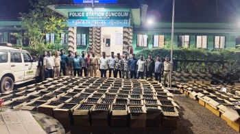 Cuncolim Police seize Rs 57L liquor from abandoned vehicle