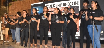 Young brigade gives wakeup call to youth to rise and oppose coal