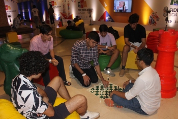 Rajasthan college chess team soaks in World Cup atmosphere at Arpora