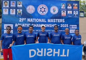 Team Drishti Marine wins big medal haul at 21st National Masters Swimming C'ship 2025