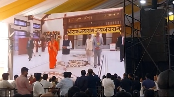 Venue packed, devotees witness proceedings on giant screens