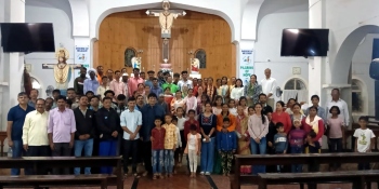Walking pilgrims from Upper Ghats begin journey to Old Goa
