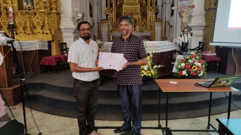 Organ donation awareness session conducted at Chicalim church