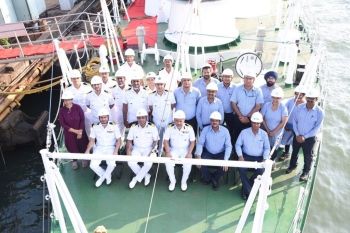 GSL hands over ICGS Amulya to Indian Coast Guard