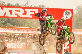 Barguje top rider at Navelim supercross