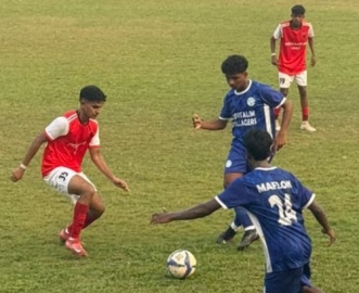 Clube de Salgaocar cruise past Cortalim Villagers SWSC