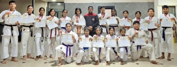SKJFI students bag 30 medals, qualify for TKAG state championship
