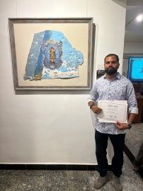 Goan artist Sunil Shirodkar wins third prize at FundaÃ§Ã£o Oriente exhibition