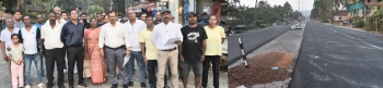 Nuvem, Verna residents protest PWD road dividers on old NH66