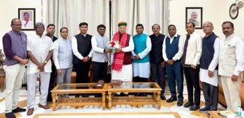 Tawadkar, ST leaders meet Meghwal over ST quota in Assembly