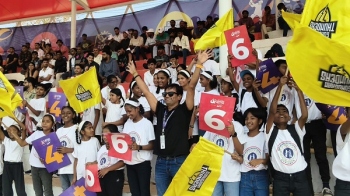 Govt School Dabolim students watch World Legends Pro T20 matches